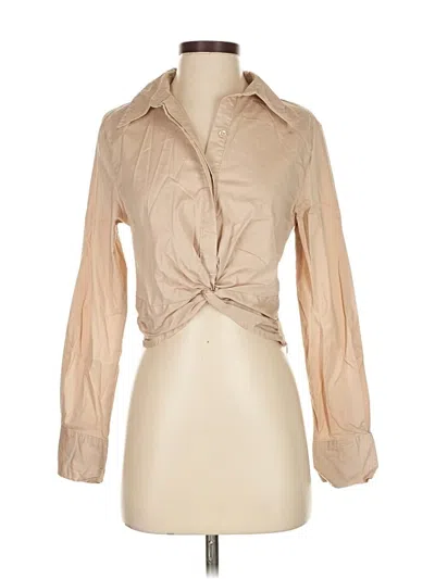 Pre-owned Jason Wu Long Sleeve Blouse In Brown