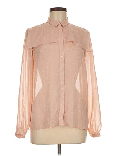 Pre-owned Jason Wu Long Sleeve Blouse In Brown