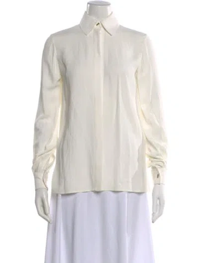 Pre-owned Jason Wu Long Sleeve Blouse In Neutral