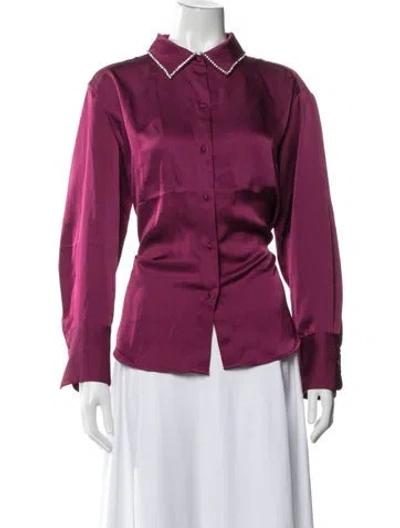 Pre-owned Jason Wu Long Sleeve Blouse In Pink