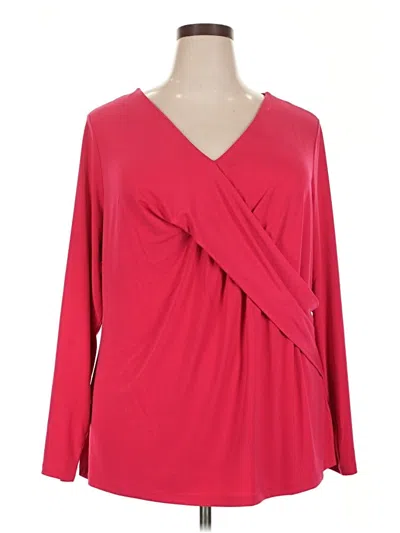 Pre-owned Jason Wu Long Sleeve Blouse In Red