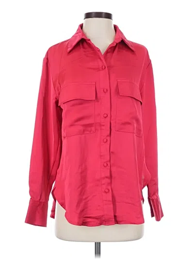 Pre-owned Jason Wu Long Sleeve Blouse In Red