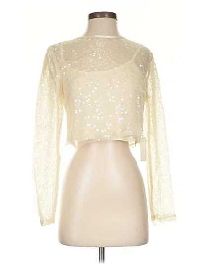 Pre-owned Jason Wu Long Sleeve Blouse In White