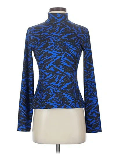 Pre-owned Jason Wu Long Sleeve Turtleneck In Blue