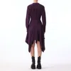 Jason Wu L/s Silk Crepe De Chine Handkercheif Hem Dress In Brown
