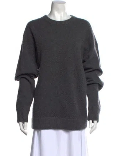 Pre-owned Jason Wu Merino Wool Crew Neck Sweater In Gray