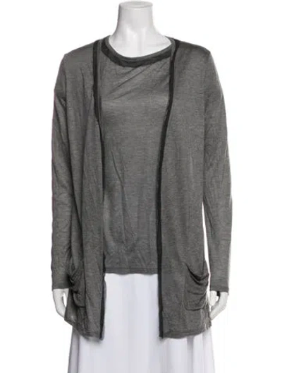 Pre-owned Jason Wu Mesh Accents Set In Grey