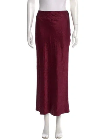 Pre-owned Jason Wu Midi Length Skirt In Burgundy