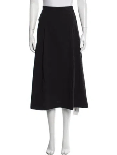 Pre-owned Jason Wu Midi Length Skirt W/ Tags In Black