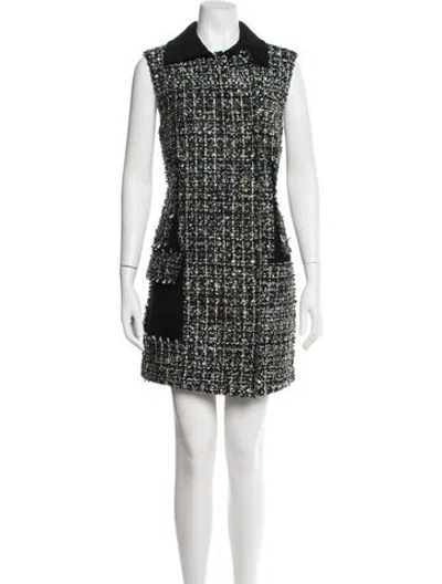 Pre-owned Jason Wu Mock Neck Mini Dress W/ Tags In Multi