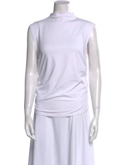 Pre-owned Jason Wu Mock Neck Sleeveless Top In Neutral