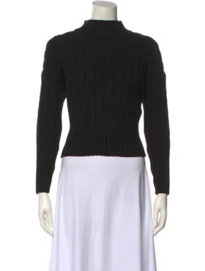 Pre-owned Jason Wu Mock Neck Sweater In Black