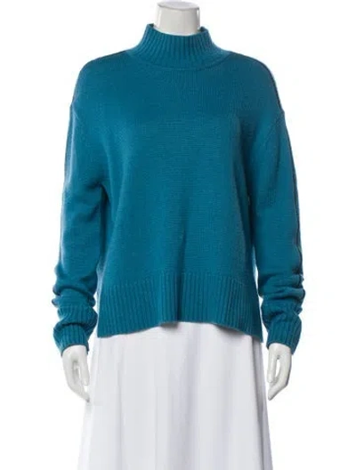 Pre-owned Jason Wu Mock Neck Sweater In Blue
