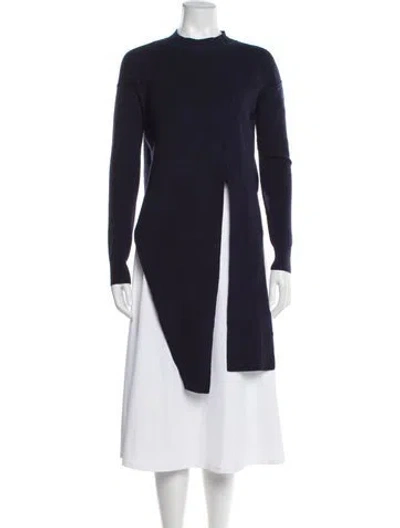 Pre-owned Jason Wu Mock Neck Sweater In Blue