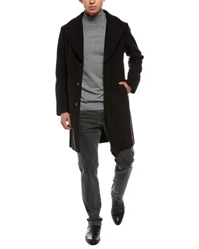 Jason Wu Notch Lapel Coat In Black