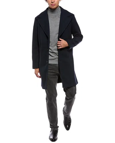 Jason Wu Notch Lapel Coat In Blue