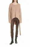 Jason Wu Olympia Merino Wool Blend Oleander Sweater In Pink In Pink