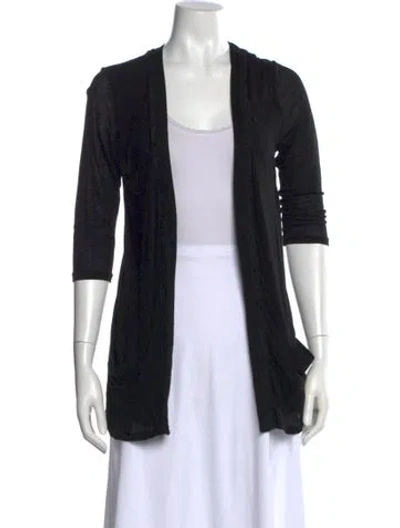 Pre-owned Jason Wu Open Front Sweater In Black