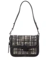 Jason Wu Orbit Canvas Shoulder Bag In Black