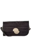 Jason Wu Orbit Croc-embossed Leather Sling Bag In Black