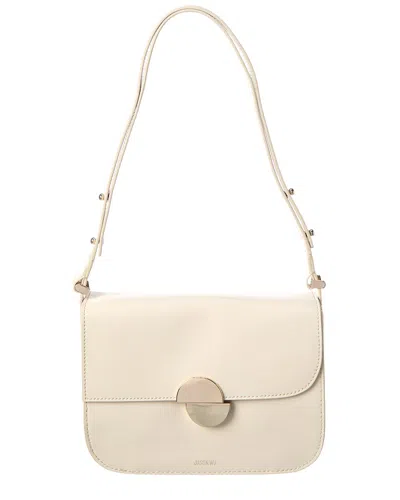 Jason Wu Orbit Leather Shoulder Bag In White