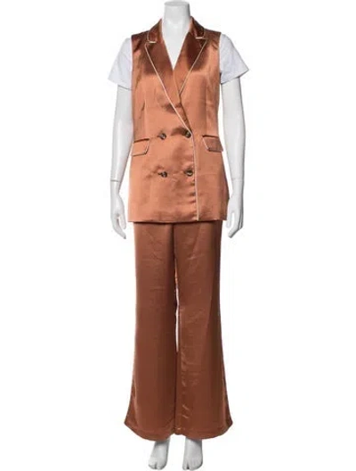 Pre-owned Jason Wu Pant Set In Brown