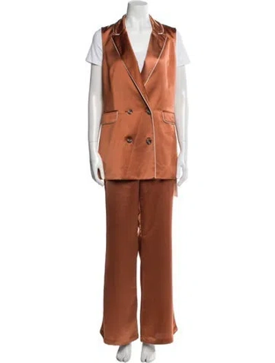 Pre-owned Jason Wu Pant Set In Orange
