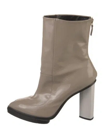 Pre-owned Jason Wu Patent Leather Boots In Neutral