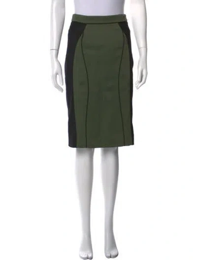Pre-owned Jason Wu Patterned Knee-length Skirt In Green