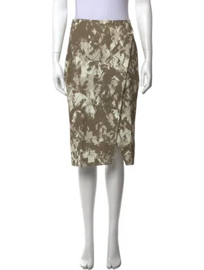 Pre-owned Jason Wu Patterned Midi Length Skirt In Neutrals