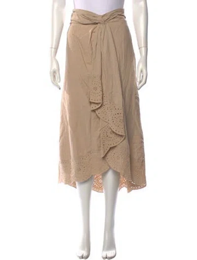 Pre-owned Jason Wu Patterned Midi Length Skirt In Neutrals