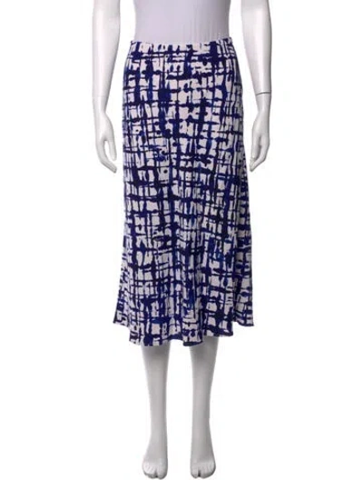 Pre-owned Jason Wu Patterned Midi Length Skirt W/ Tags In Multicolor