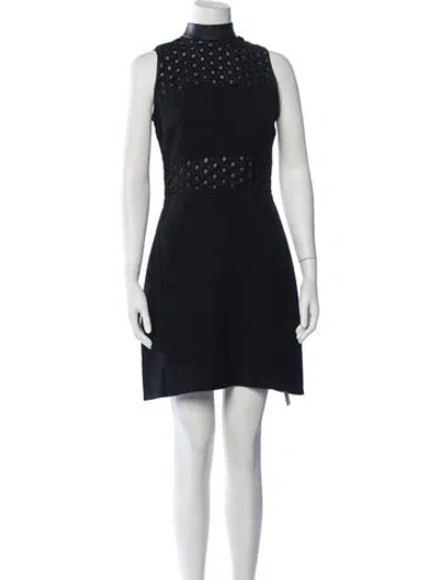 Pre-owned Jason Wu Patterned Mini Dress In Blue