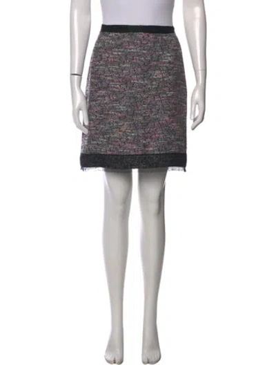 Pre-owned Jason Wu Patterned Mini Skirt In Multi