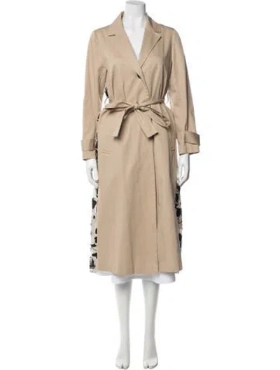 Pre-owned Jason Wu Patterned Trench Coat In Neutral