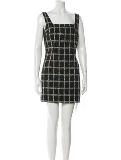 Pre-owned Jason Wu Plaid Print Mini Dress W/ Tags In White