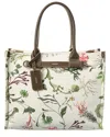JASON WU JASON WU PRINTED CANVAS & LEATHER TOTE
