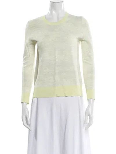 Pre-owned Jason Wu Printed Crew Neck Top In Neutral