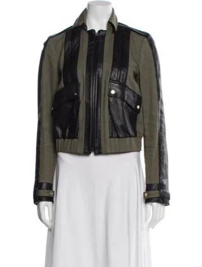 Pre-owned Jason Wu Printed Fur Jacket In Multi
