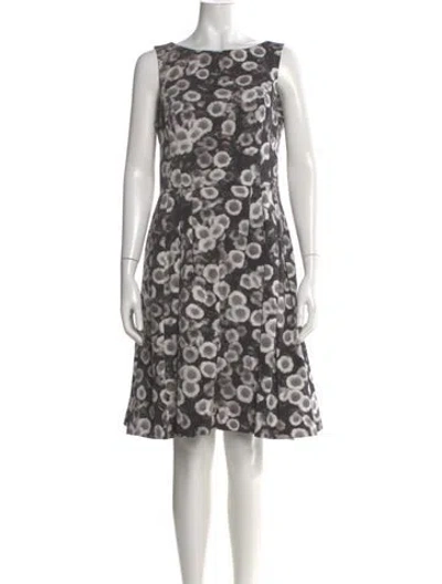 Pre-owned Jason Wu Printed Knee-length Dress In Black