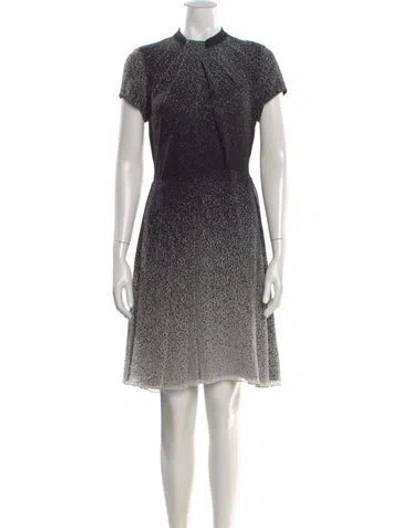 Pre-owned Jason Wu Printed Knee-length Dress In Black