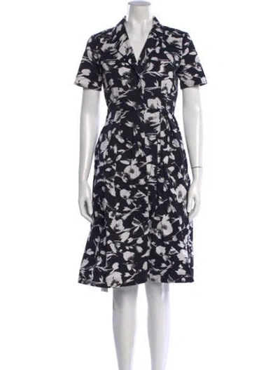 Pre-owned Jason Wu Printed Knee-length Dress In Blue