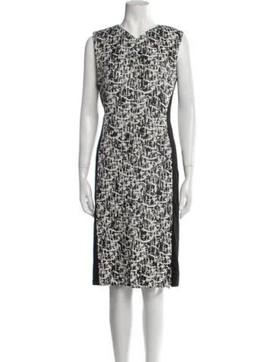 Pre-owned Jason Wu Printed Knee-length Dress In Multi