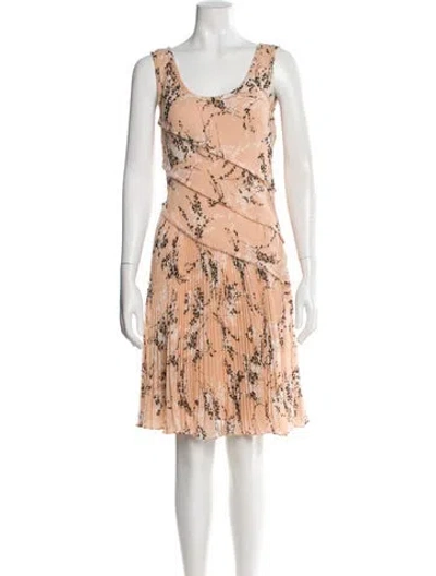 Pre-owned Jason Wu Printed Knee-length Dress In Pink