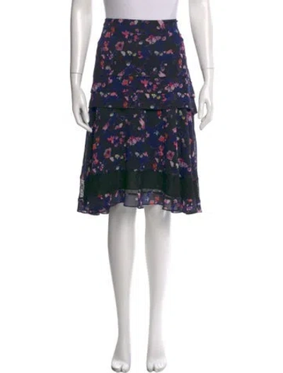 Pre-owned Jason Wu Printed Knee-length Skirt In Black