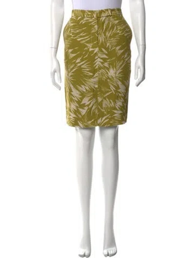 Pre-owned Jason Wu Printed Knee-length Skirt In Green