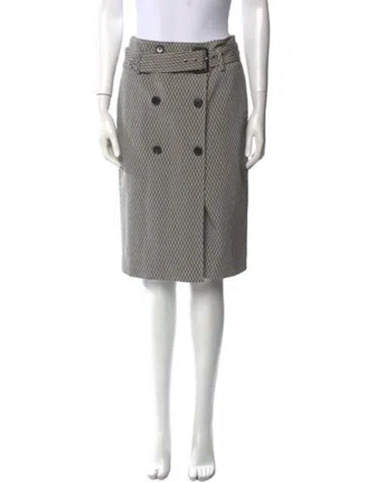 Pre-owned Jason Wu Printed Knee-length Skirt In Neutral