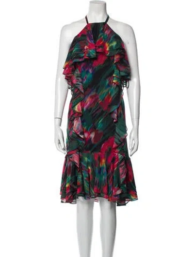 Pre-owned Jason Wu Printed Midi Length Dress In Multi