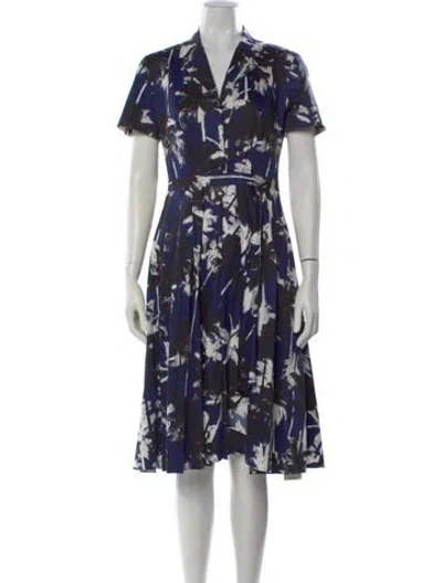 Pre-owned Jason Wu Printed Midi Length Dress In Multi