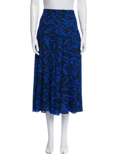 Pre-owned Jason Wu Printed Midi Length Skirt In Black